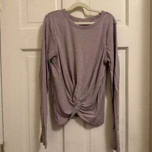 Lululemon Long Sleeve Front Twist Top